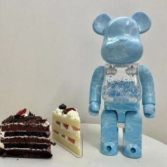 bearbrick 积木熊澳门限定 水波纹 潮玩摆件公仔